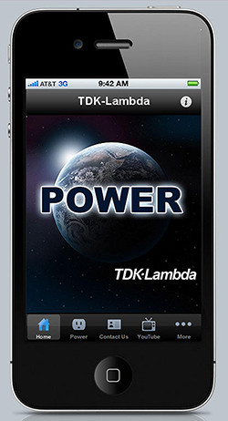 TDK-Lambda-App-HomePage