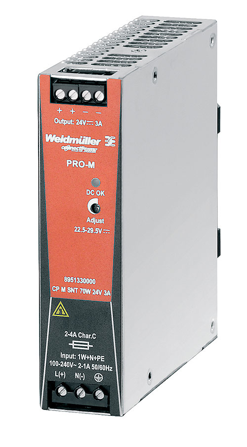 One of Weidmuller’s new PRO-M Series Power Supplies