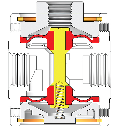 diaphragm-poppet-valve