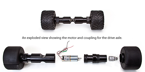 motor-and-coupling-exploded-view