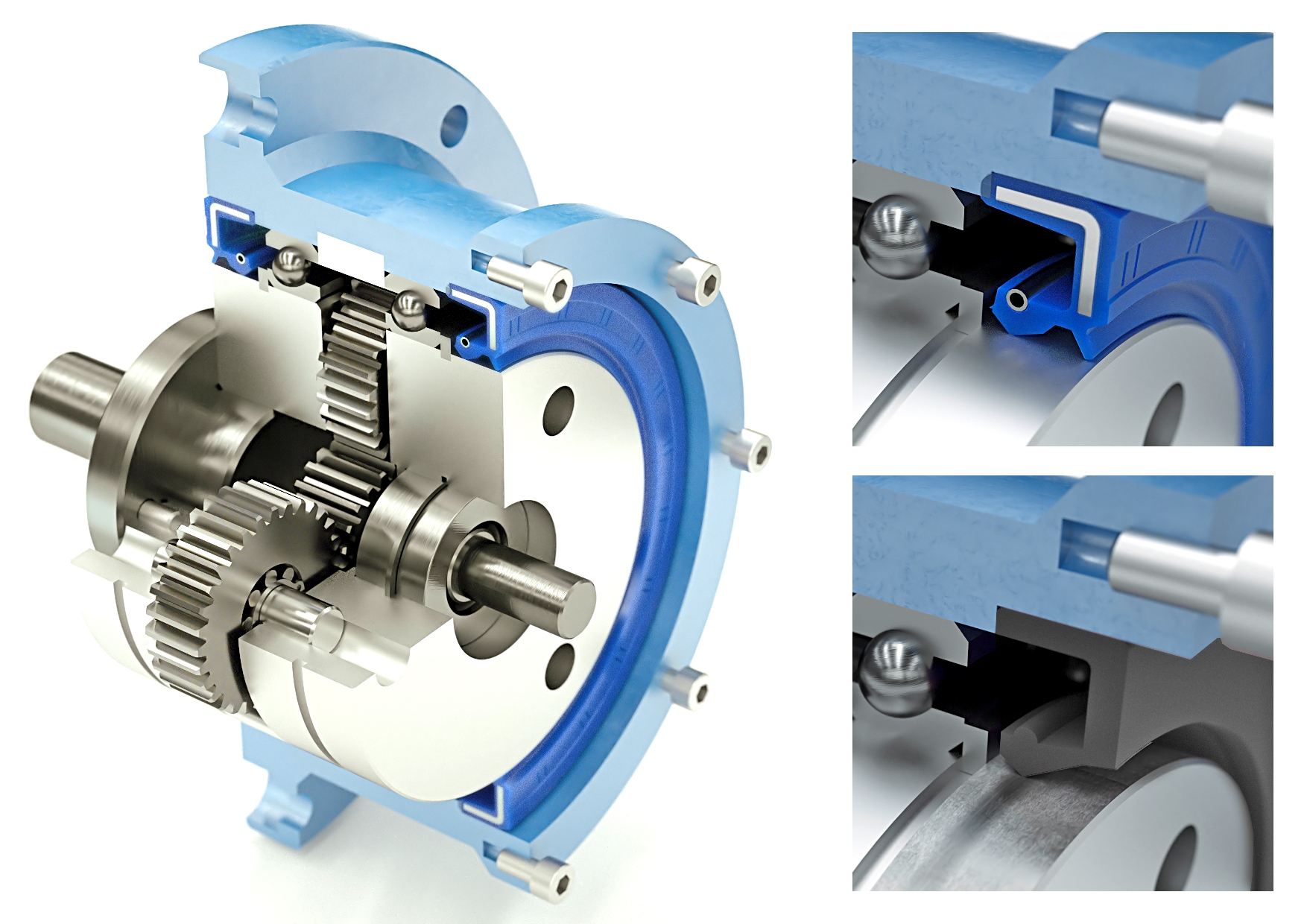 High-performance Simmerrings seals increase industrial gearbox reliability