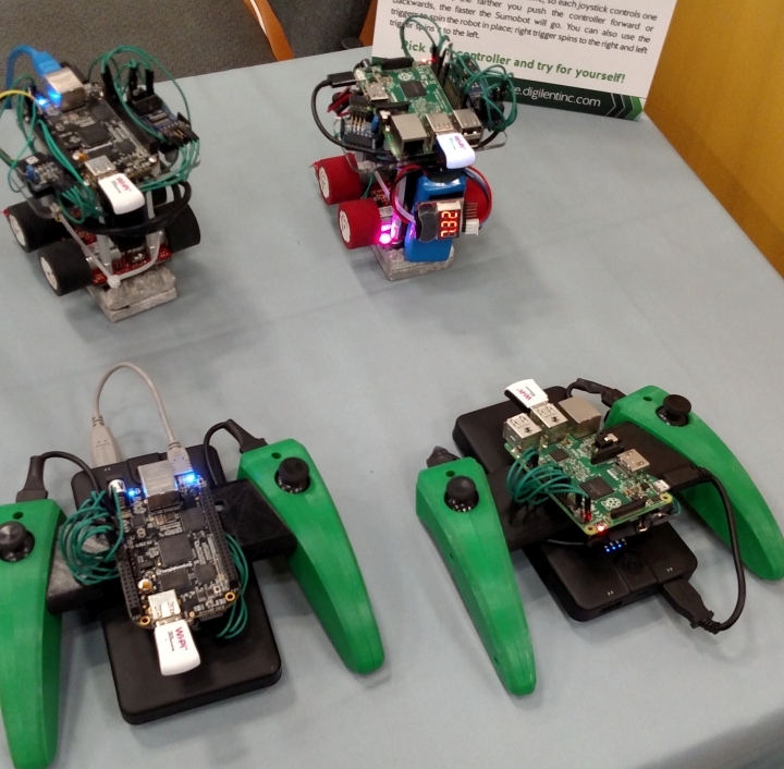 raspberry pi sumobots