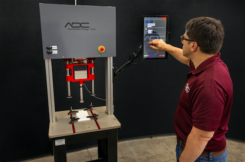 ADC’s redesigned ASTM Impact Tester combines high-end measurement with intuitive operation. (© Beckhoff, 2023)