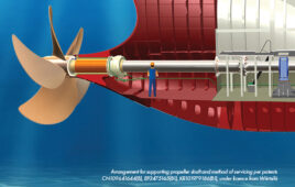 seawater-lubricated bearing on ship image
