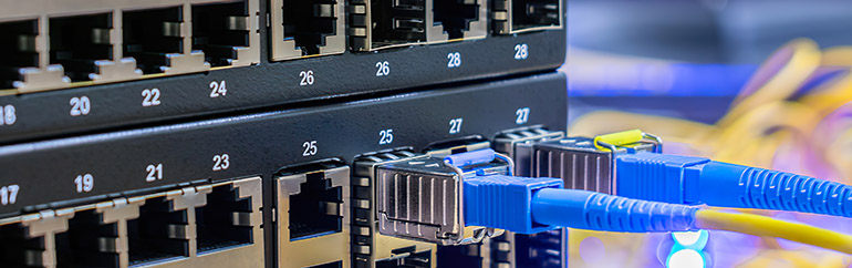 How are SFP Modules used with Industrial Network Switches?